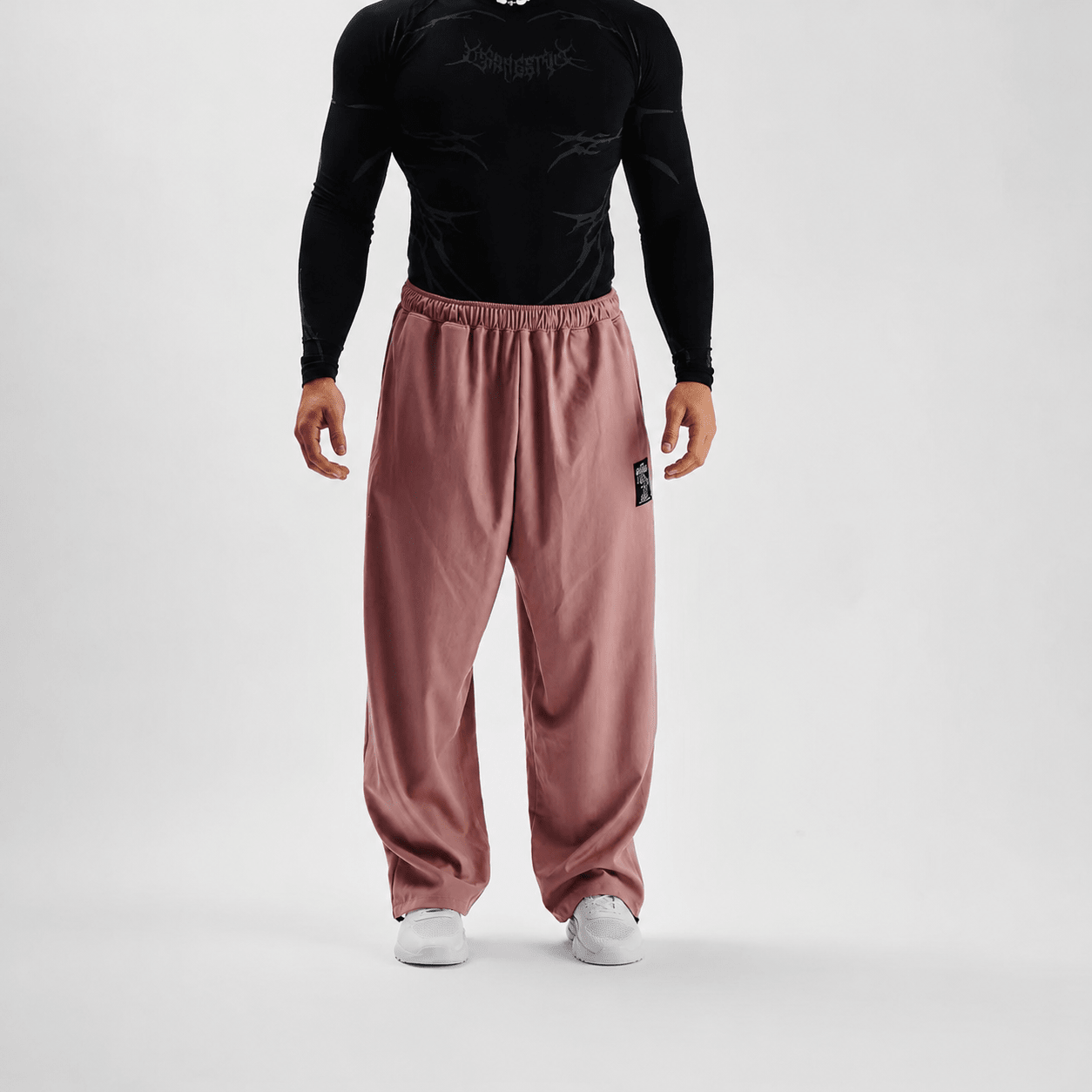 Pants MAMMAMIA - Pinstripe Old Pink - Insane Stone ®