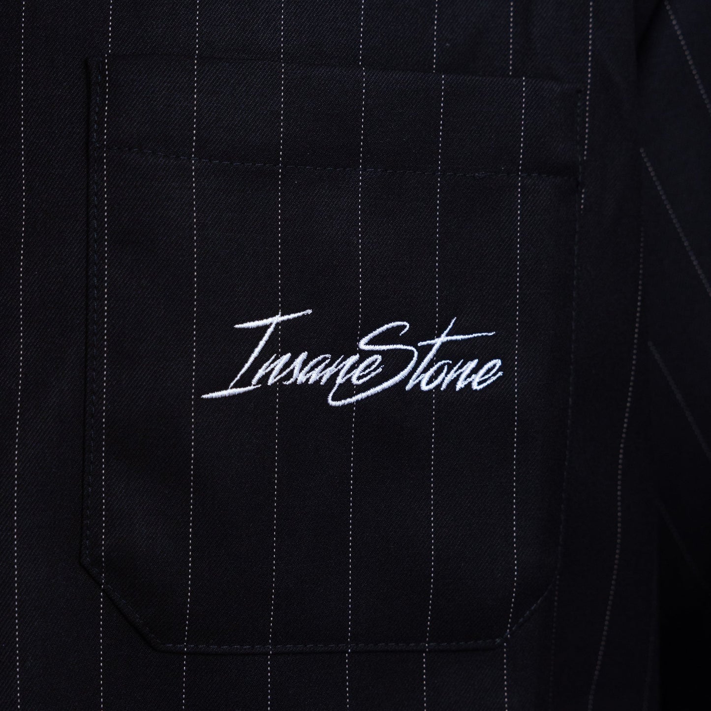 Shirt MAMMAMIA - Pinstripe Black - Insane Stone ®