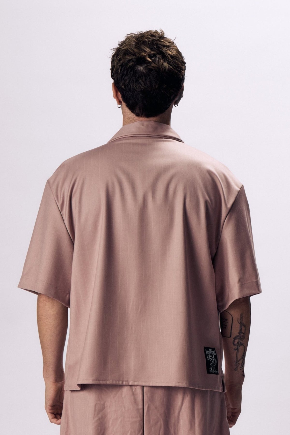 Shirt MAMMAMIA - Pinstripe Old Pink - Insane Stone ®