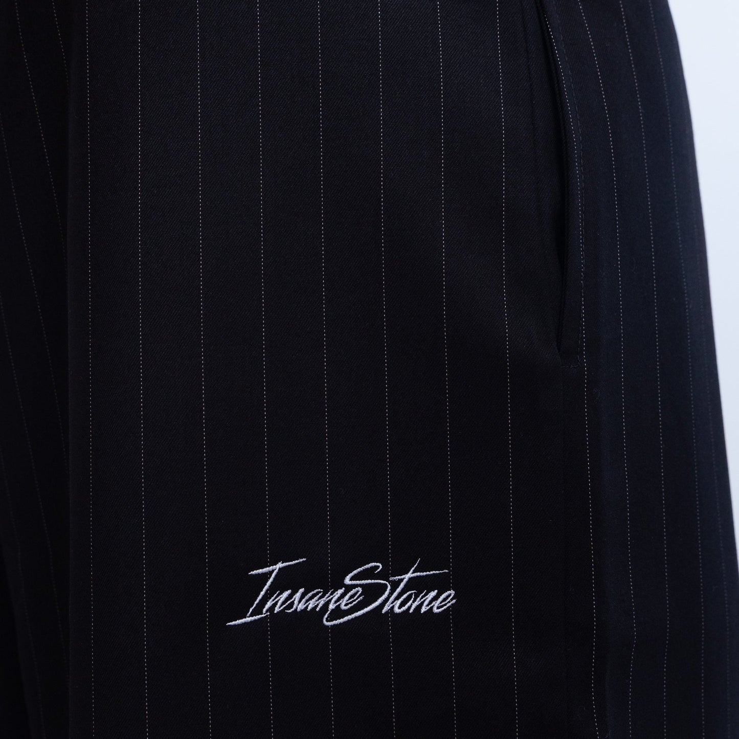 Shorts MAMMAMIA - Pinstripe Black - Insane Stone ®
