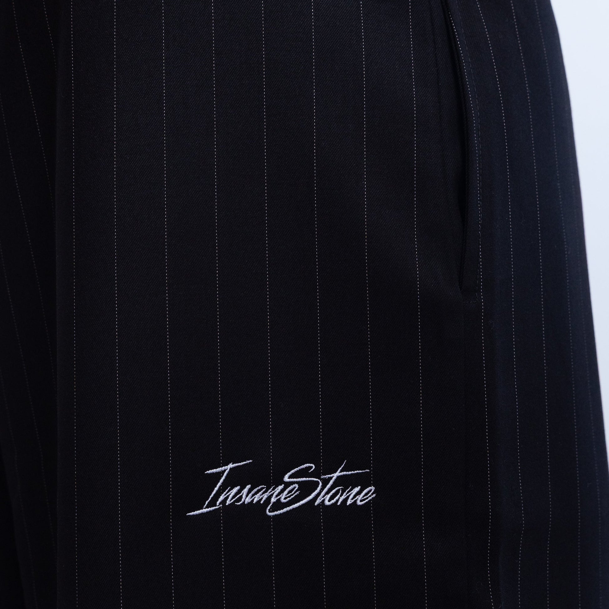 Shorts MAMMAMIA - Pinstripe Black - Insane Stone ®