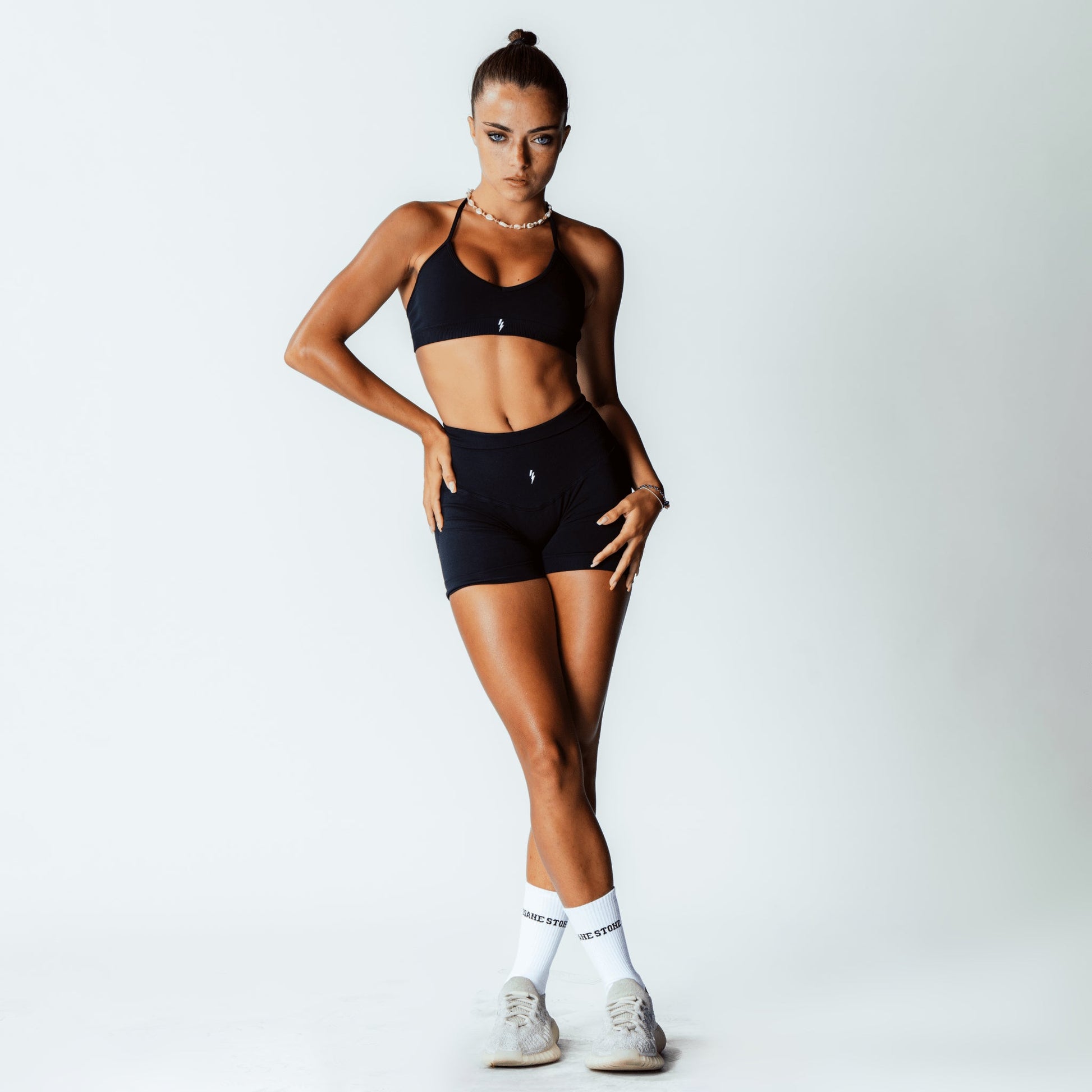 Reggiseno Sportivo Sierra Mons Royale In Lana Merino - Black, Taglia L, Per Sport E Attività Outdoor