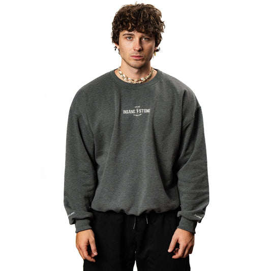 Sweatshirt College - Dark Grey - Insane Stone ®