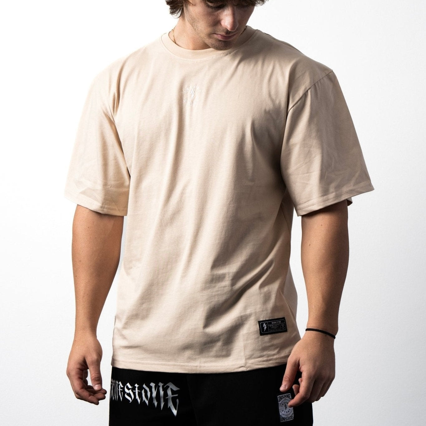 T-Shirt Oversize - PUMP COVER Avorio