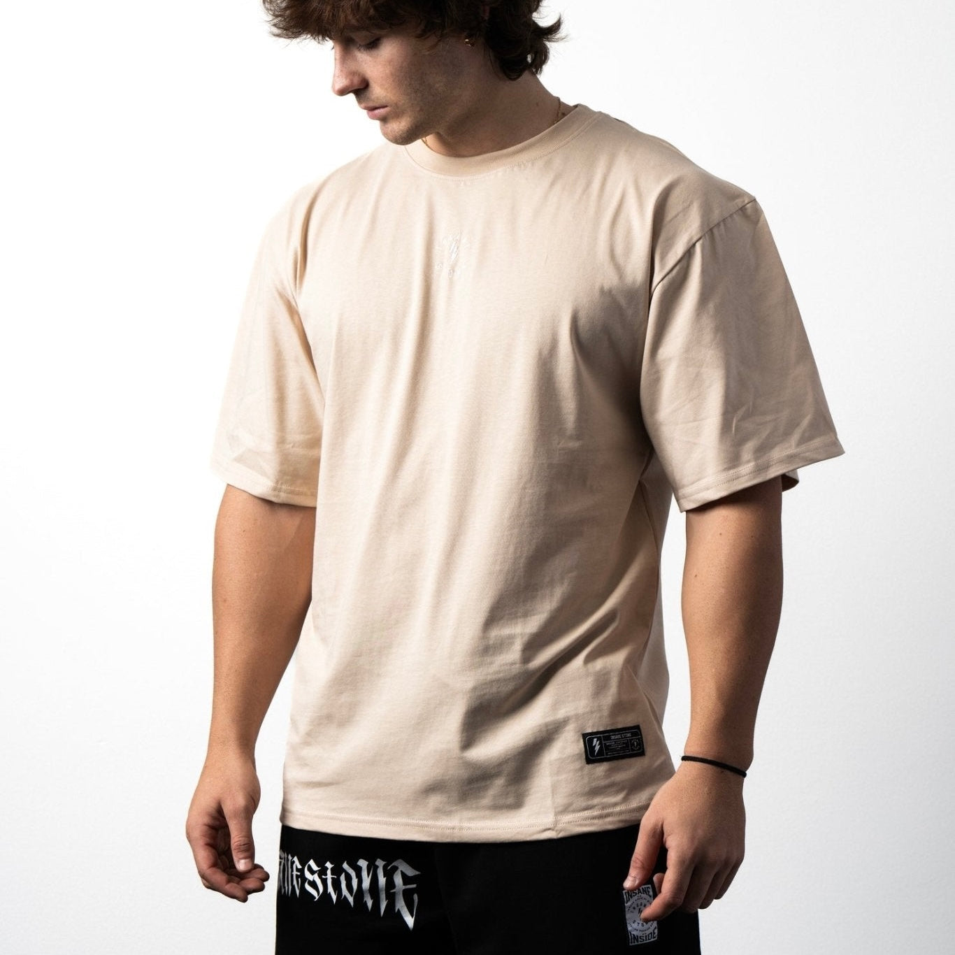 T-Shirt Oversize - PUMP COVER Avorio