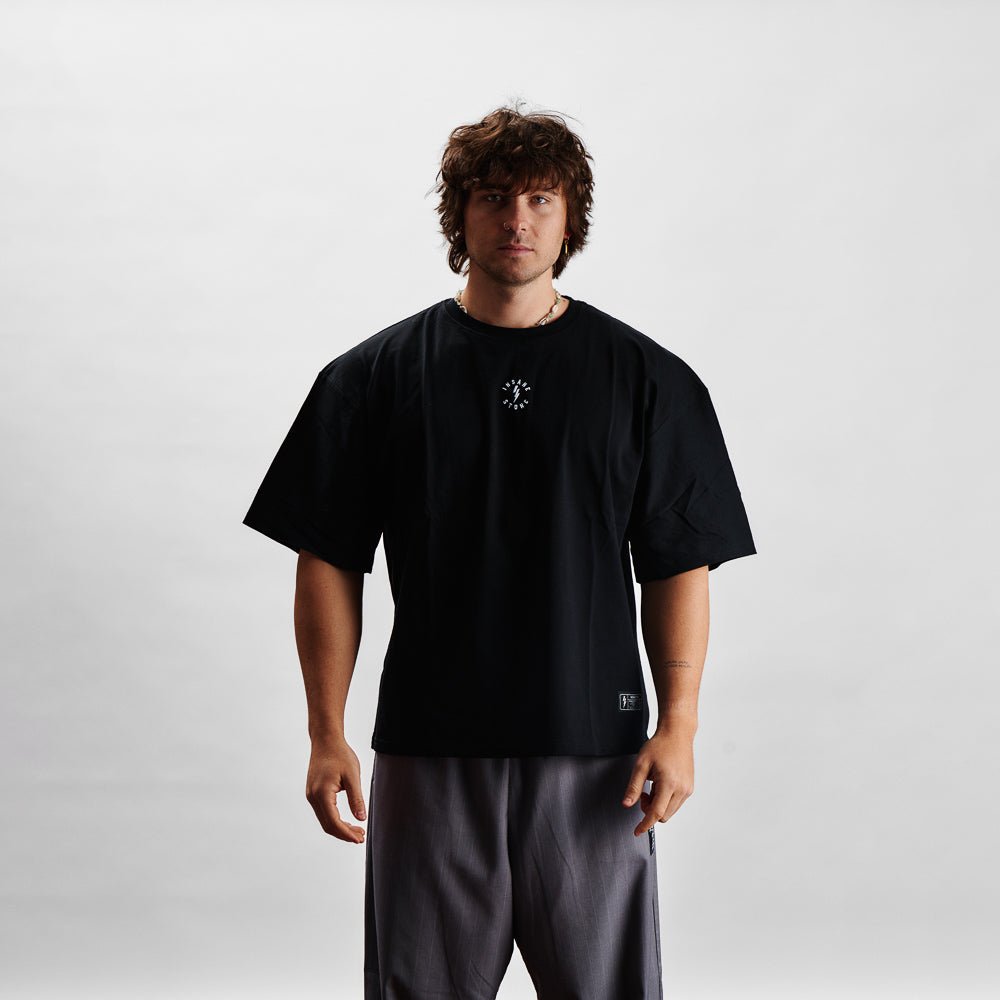 T-Shirt Oversize - PUMP COVER Black - Insane Stone ®