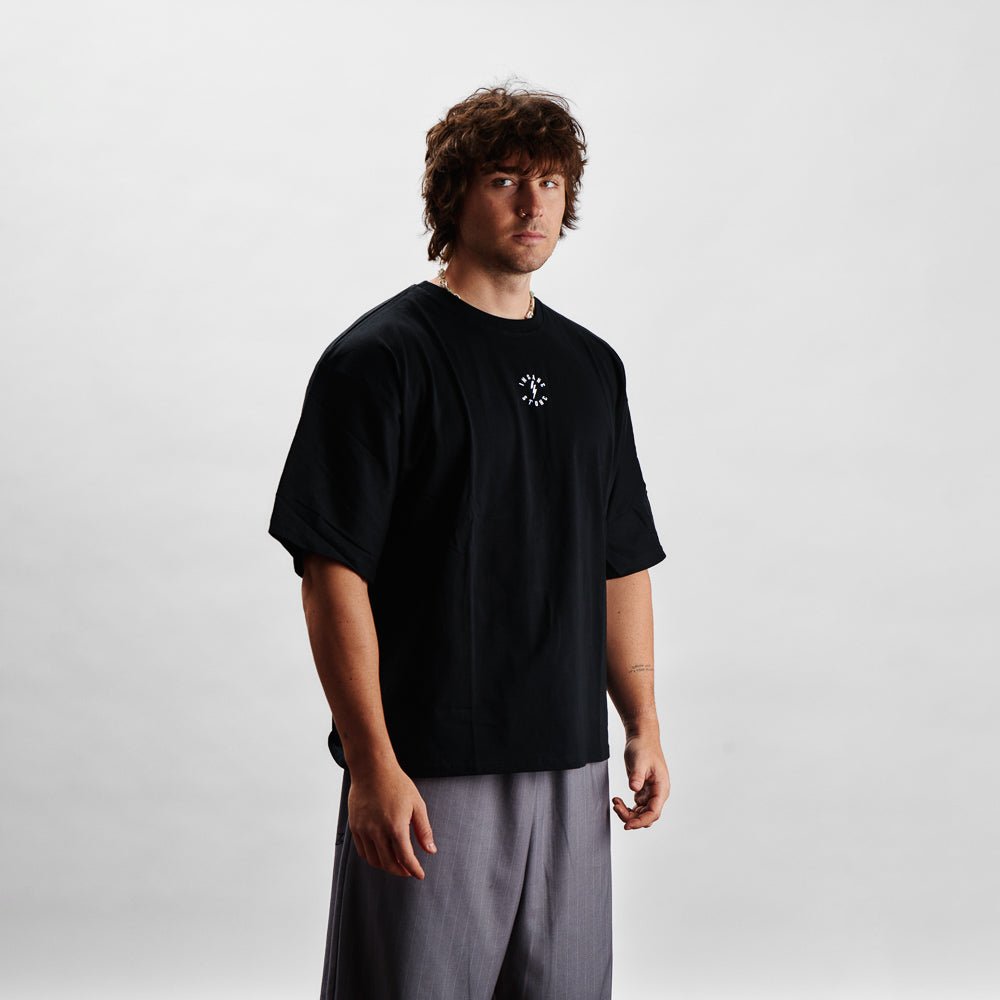 T-Shirt Oversize - PUMP COVER Black - Insane Stone ®