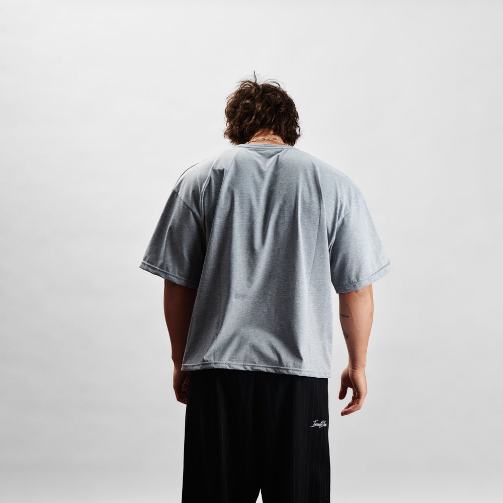 T-Shirt Oversize - PUMP COVER Gray - Insane Stone ®