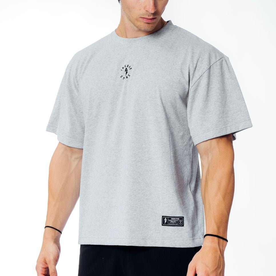 T - Shirt Oversize - PUMP COVER Gray - Insane Stone ®