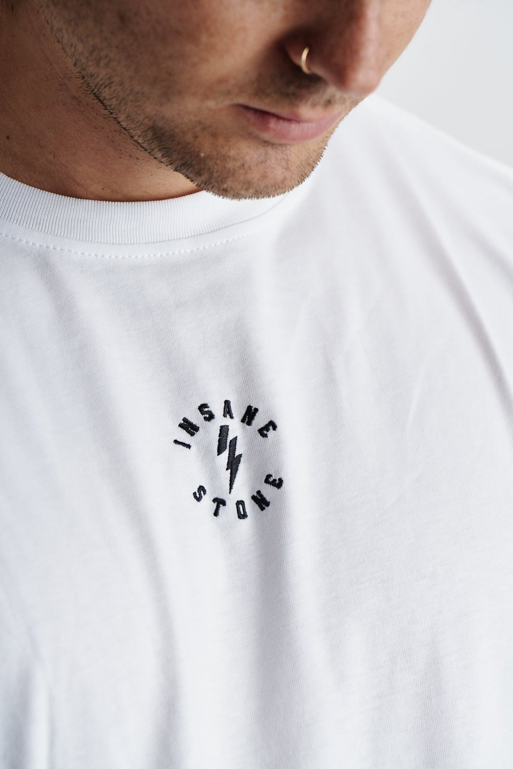 T-Shirt Oversize - PUMP COVER White - Insane Stone ®