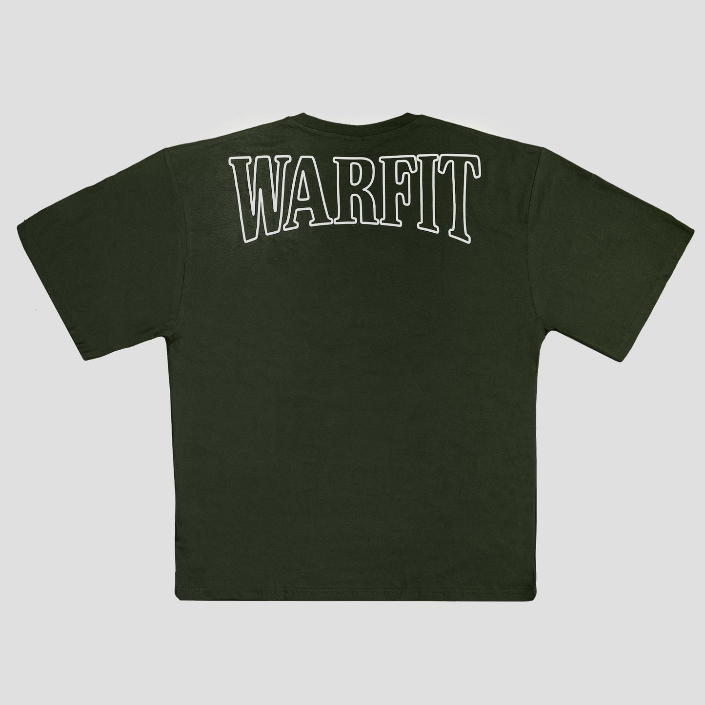 T-Shirt Oversize Warfit Verde Militare - Insane Stone ®