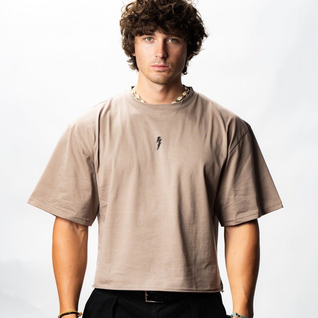 T - shirt Villain Oversize|Crop Mud - Insane Stone ®