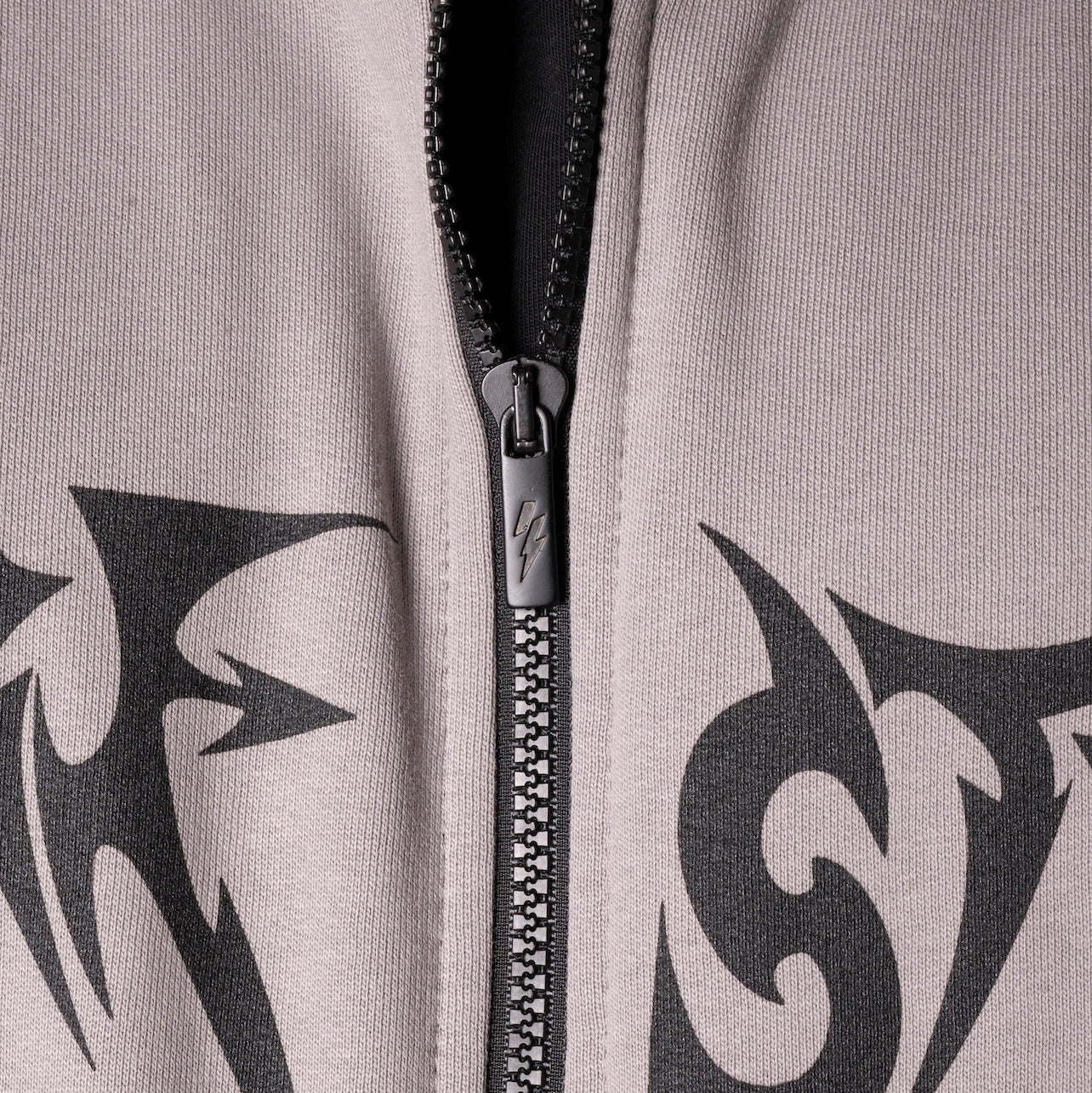 Tribal Strength Zip Hoodie Dark Grey - Insane Stone ®