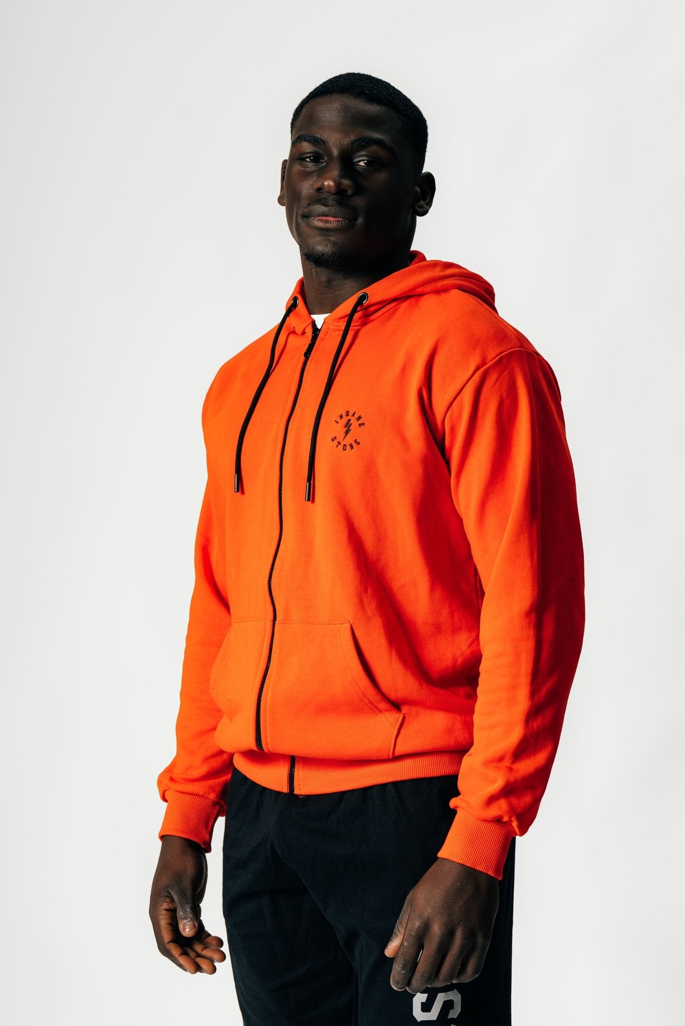 Hoodie zip Orange IS the new Black - limited ed.
