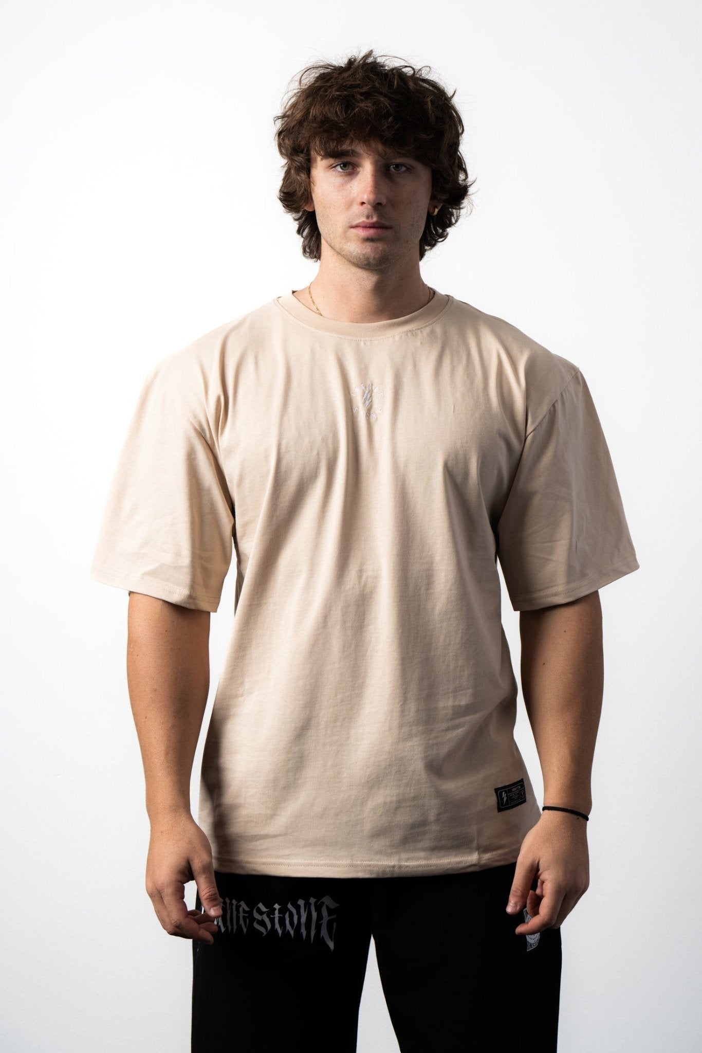 T-Shirt Oversize - PUMP COVER Avorio